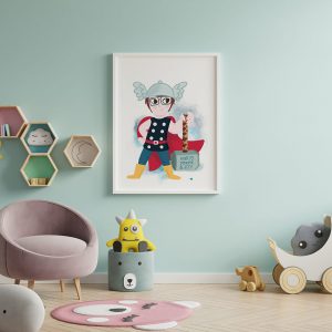 Print personalizable Thor para niños/niñas
